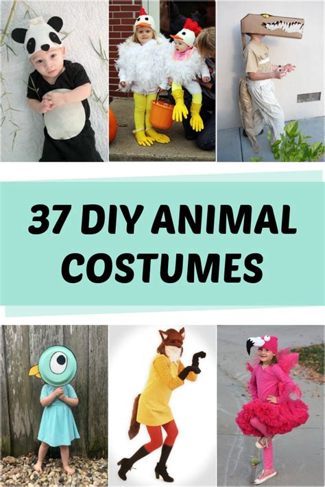 animal costumes diy adults|last minute easy animal costumes.